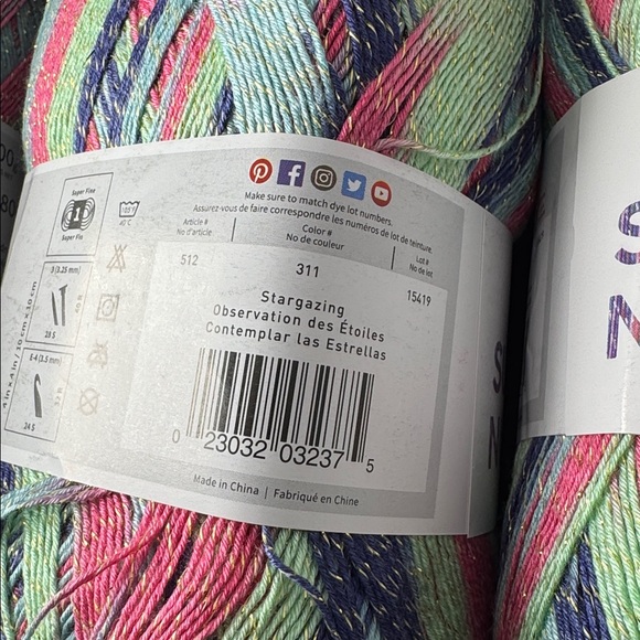 Lion Brand Yarns Summer Nights lot of 6 - Picture 3 of 5